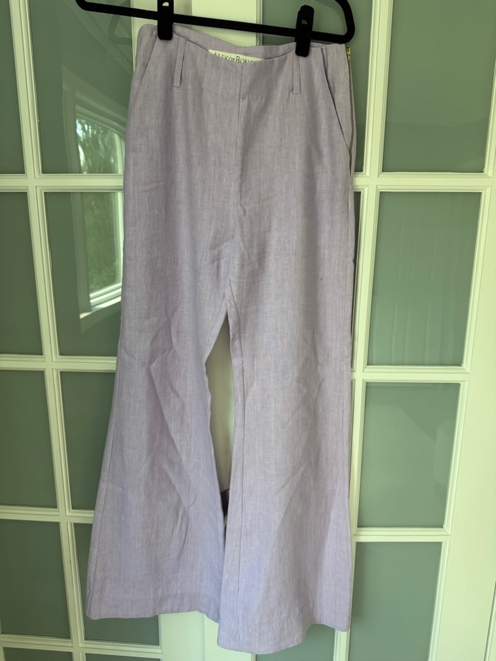 Alix of Bohemia Pastel Lavender Linen Pants